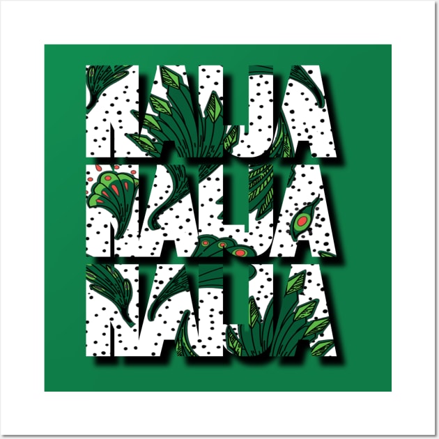 Naija Classical Palms Wall Art by Providentfoot